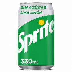 Sprite de lima-limón sin azúcar lata 33 cl.