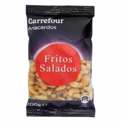 Anacardos fritos y salados Carrefour 200 g.