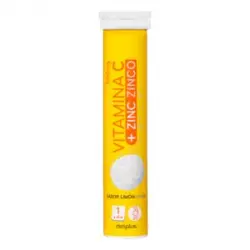 Comprimidos efervescentes vitamina C y zinc Deliplus sabor limón Tubo 0.08 ud