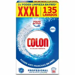 Detergente en polvo Activo Profesional Polvo Colon 135 lavados.