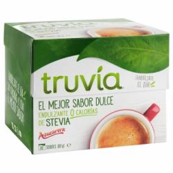 Endulzante en sobres Truvia 80 unidades de 1 g.