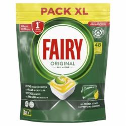 Lavavajillas a máquina original pastillas todo en uno limón Fairy 48 ud.