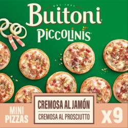 Minipizza cremosa al jamón Buitoni 270 g.