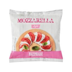 Mozzarella fresca light de vaca Hacendado Paquete 0.25 kg