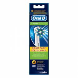 Recambio cepillo dental eléctrico Cross Action Oral-B 4 ud.