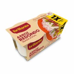 Arroz redondo para microondas Brillante pack de 2 ud. de 200 g.