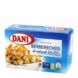 Berberechos al natural Dani sin gluten 110 g.