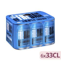 Cerveza 0,0% sin alcohol Free Damm 6 latas X 330 ml