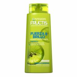 Champú fortificante fuerza y brillo para cabello normal Ganier Fructis 690 ml.