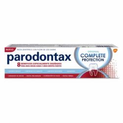 Dentífrico con flúor de uso diario complete protección original Parodontax 75 ml.