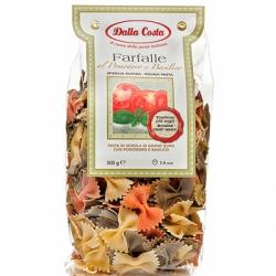 Farfalle de tomate y albahaca Dalla Costa 500 g.