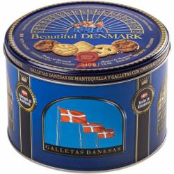 Galletas danesas surtidas de mantequilla y chocolate Beautiful Denmark 340 g.
