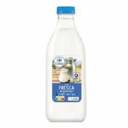 Leche semidesnatada fresca Carrefour botella 1 l.