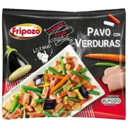 Pavo con verduras Fripozo 408 g.