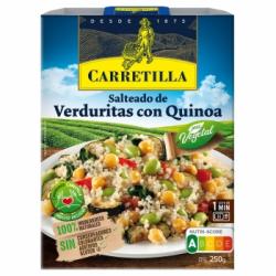 Salteado de verduras con quinoa Carretilla sin gluten 250 g.