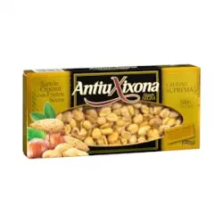 Turrón Crocant con frutos secos Antiu Xixona calidad suprema Tableta 0.15 kg