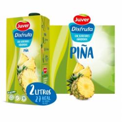 Zumo de piña sin azúcar añadido Juver-Disfruta brik 2 l.