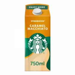 Café caramelo macchiato Starbucks 750 ml.