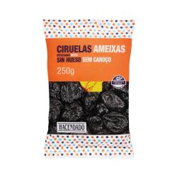 Ciruelas desecadas sin hueso Hacendado Paquete 0.25 kg