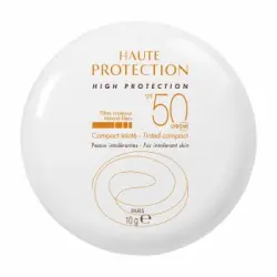 Crema facial compacto color SPF50 arena Avène 10 g.