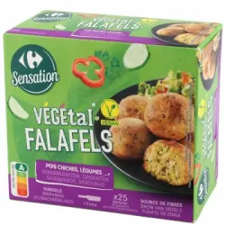 Falafel vegetal ultracongelado Sensation Carrefour 500 g.