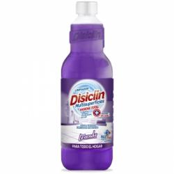 Fregasuelos multi superficies frescor intenso higieniza y perfuma aroma lavanda Disiclin 1000 ml.