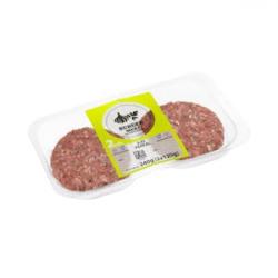 Hamburguesas de vacuno y cerdo con ajo y perejil Bandeja 0.24 kg