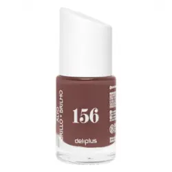 Laca de uñas alto brillo Deliplus 156 chocolate medio
