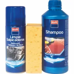 Limpiasalpicadores 520 +Shampoo 1l más esponja Krafft