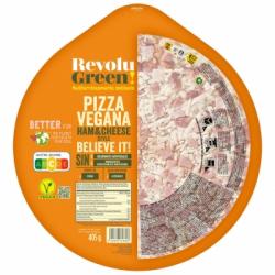 Pizza vegana ham & cheese style Revolu Green! 405 g.