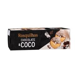 Rosquillas de chocolate con leche y coco Hacendado Caja 0.3 kg