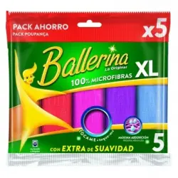 Set 5 Bayetas Microfibras BALLERINA