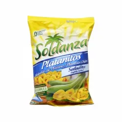 Snack de plátanos salados Soldanza 71 g.