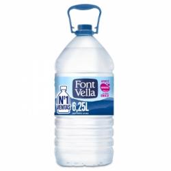 Agua mineral Font Vella 6,25 l.