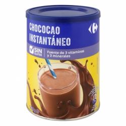 Cacao instantáneo Chococao Carrefour sin gluten 500 g.
