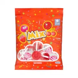 Caramelos con palo Mix Hacendado sabor cereza y fresa