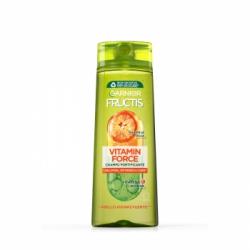 Champú fortificante con naranja roja, vitamina C y biotina para pelo frágil Vitamin Force Garnier Fructis 360 ml.