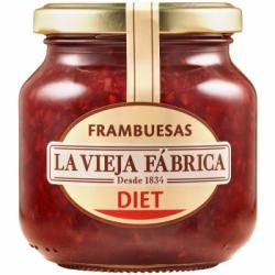 Mermelada de frambuesa Diet La Vieja Fábrica sin gluten 280 g.