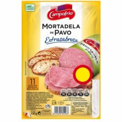 Mortadela de pavo extrasabrosa en lonchas Campofrio sin gluten 115 g.