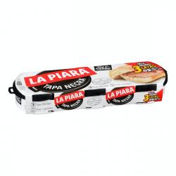 Paté de cerdo La Piara tapa negra 3 latas X 0.087 kg