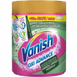 Potenciador de lavado quitamanchas en polvo sin lejía Oxi Advance Higiene Vanish 800 g.