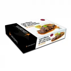 Carrillera de vacuno con salsa Pedro Ximénez y gratén de patata Cascajares 630 g