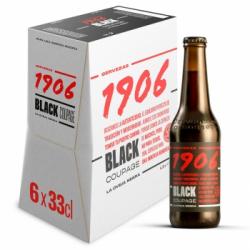 Cerveza negra 1906 Black Coupage pack 6 botellas 33 cl.