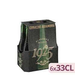 Cerveza reserva 1925 Alhambra 6 botellines X 330 ml