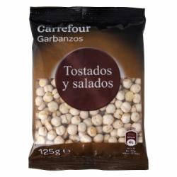 Garbanzos tostados y salados Carrefour 125 g.