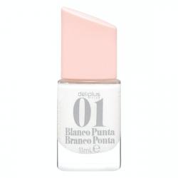 Laca de uñas manicura francesa Deliplus blanco punta 01  1 ud