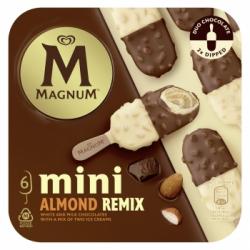 Mini bombón helado Almendrado Remix Magnum 6 ud.