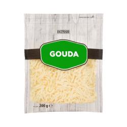 Queso rallado Gouda Hacendado Paquete 0.2 kg