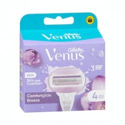 Recambios maquinilla depilación Venus Breeze Comfortglide Gillette 3 hojas con gel Paquete 1 ud