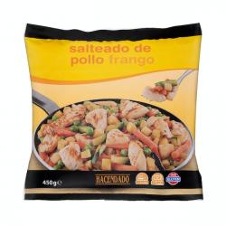 Salteado de pollo Hacendado ultracongelado Paquete 0.45 kg